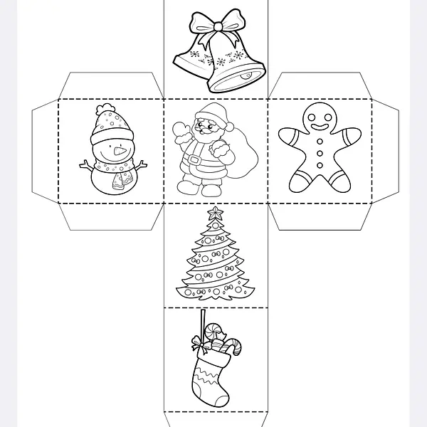 Cubo navideño