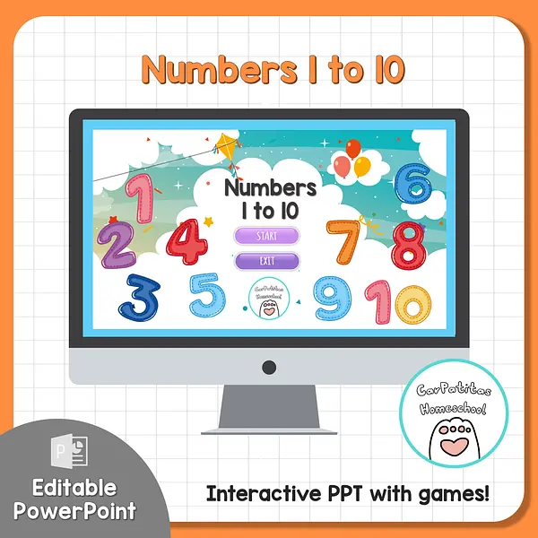 Numbers 1 to 10