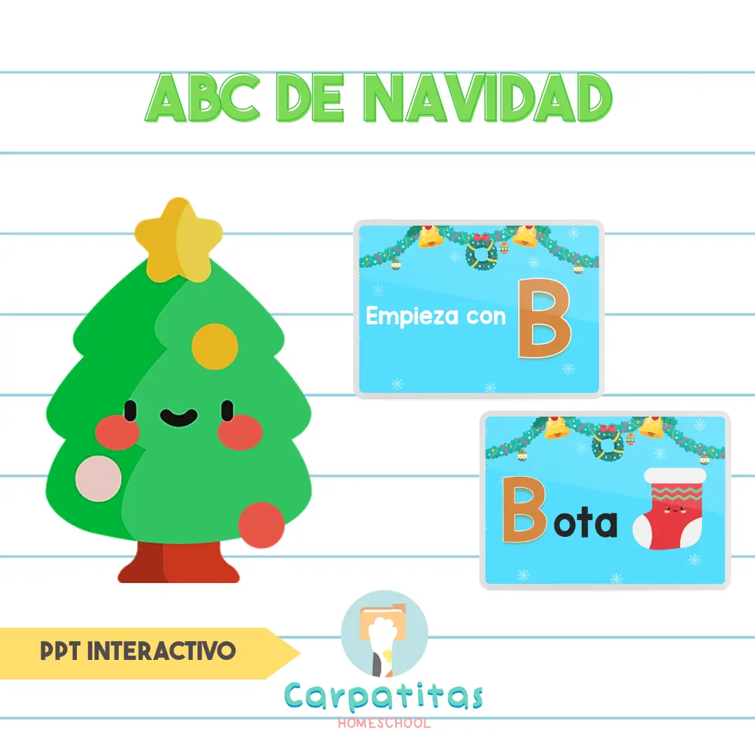 PPT Gratis ABC de Navidad – Vocabulario Navideño de la A a la Z