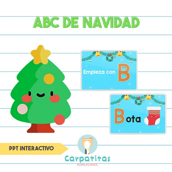 PPT Gratis ABC de Navidad – Vocabulario Navideño de la A a la Z