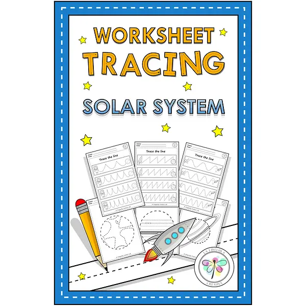 Worksheets Tracing Activities The Solar System Planets Fine motor