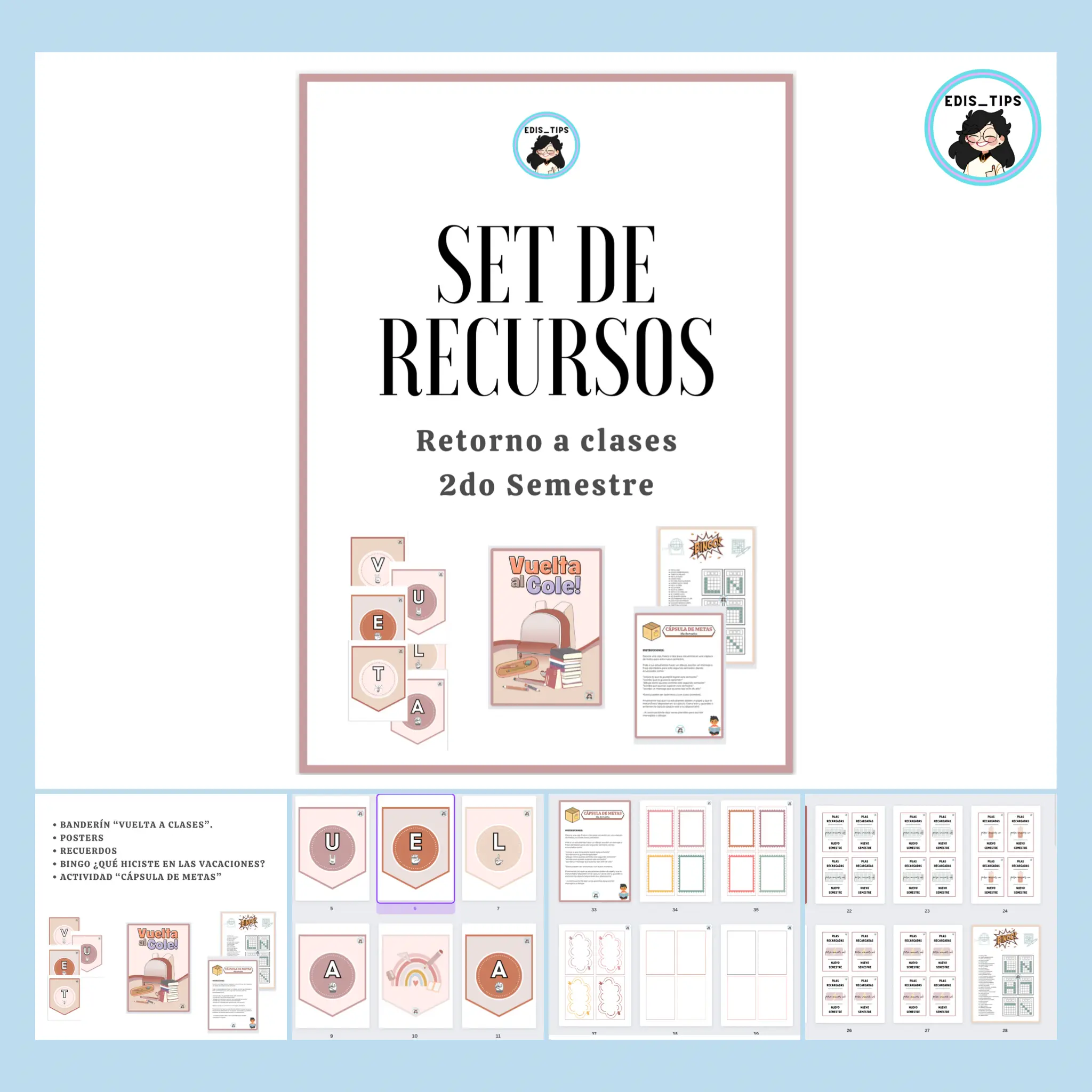 SET VUELTA A CLASES - PDF GRATIS