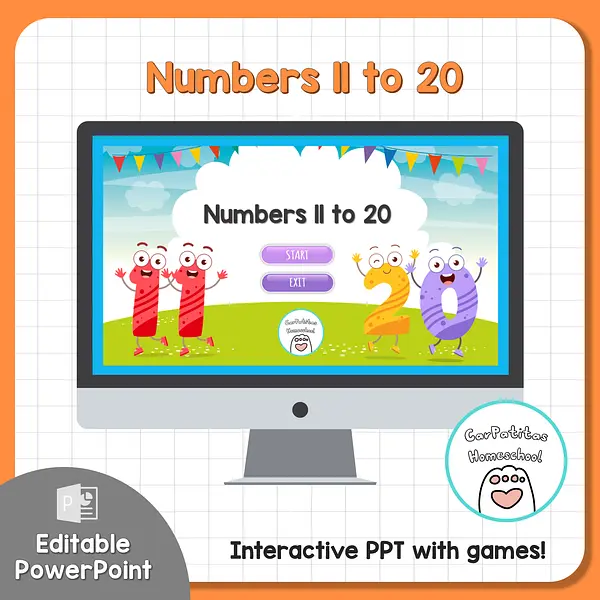 Numbers 11 to 20