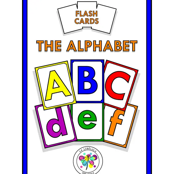 Flash cards The Alphabet Spanish version