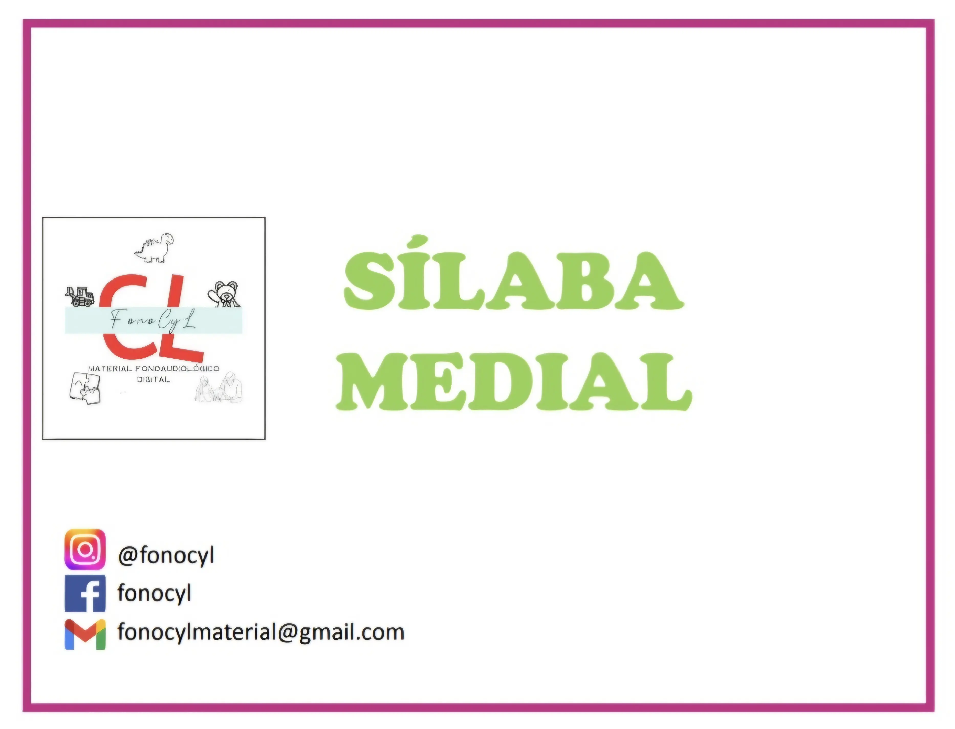 Silaba medial