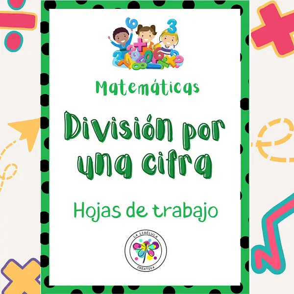 Spanish Division Exercises Numbers Math Ejercicios Números División Matemáticas