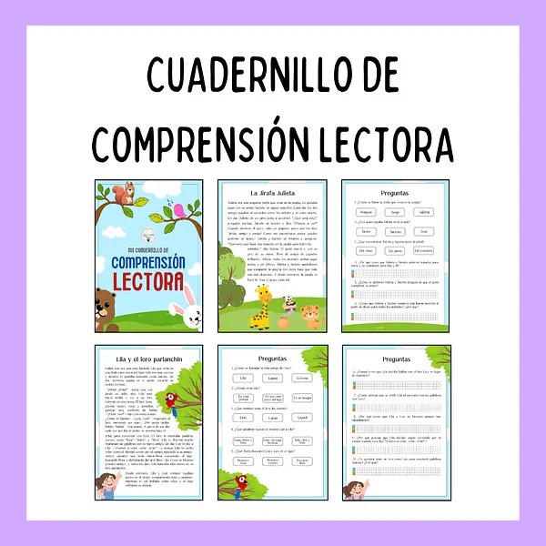 CUADERNILLO DE COMPRENSIÓN LECTORA