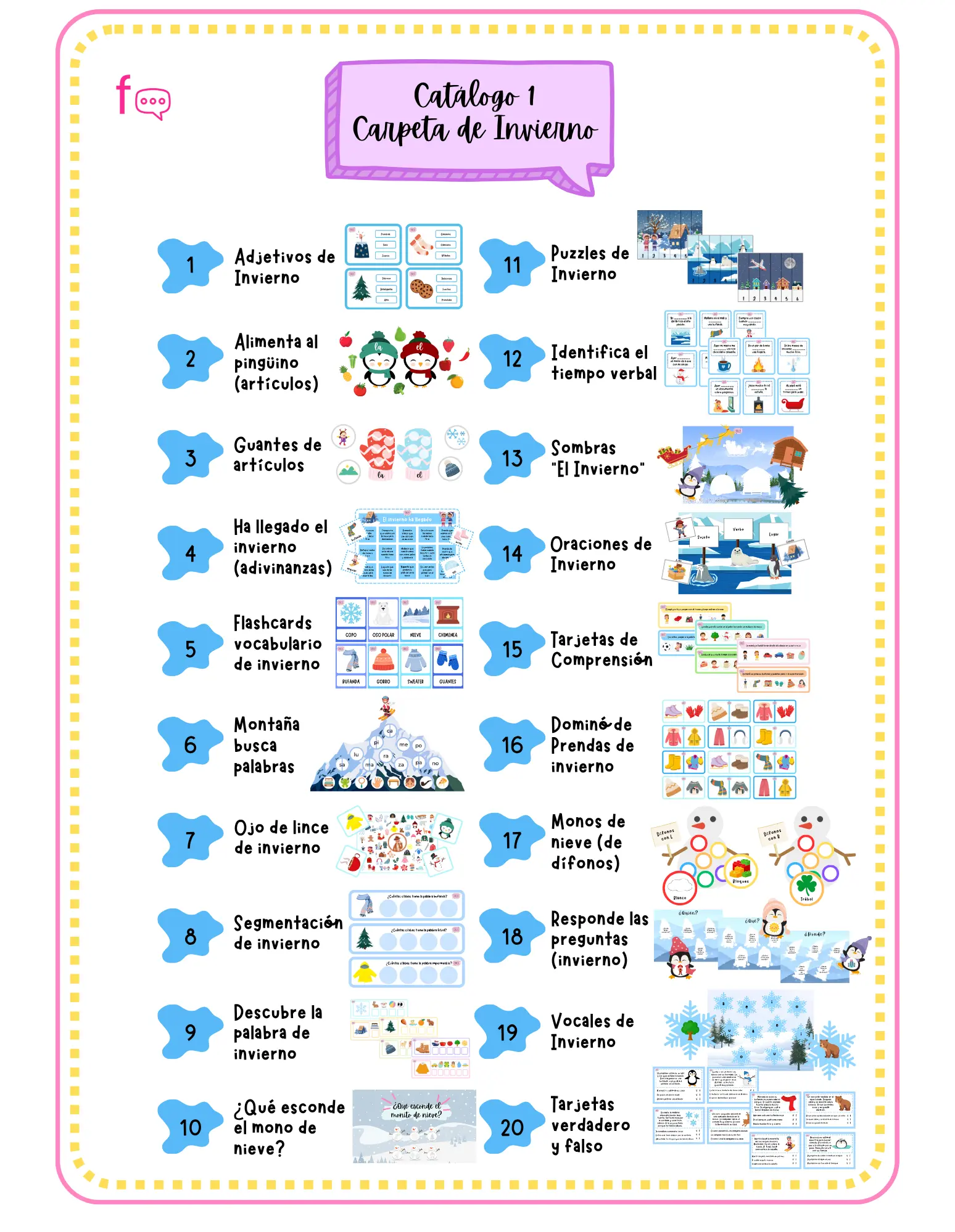 Carpeta de Invierno 2026 (catálogos 1 y 2)