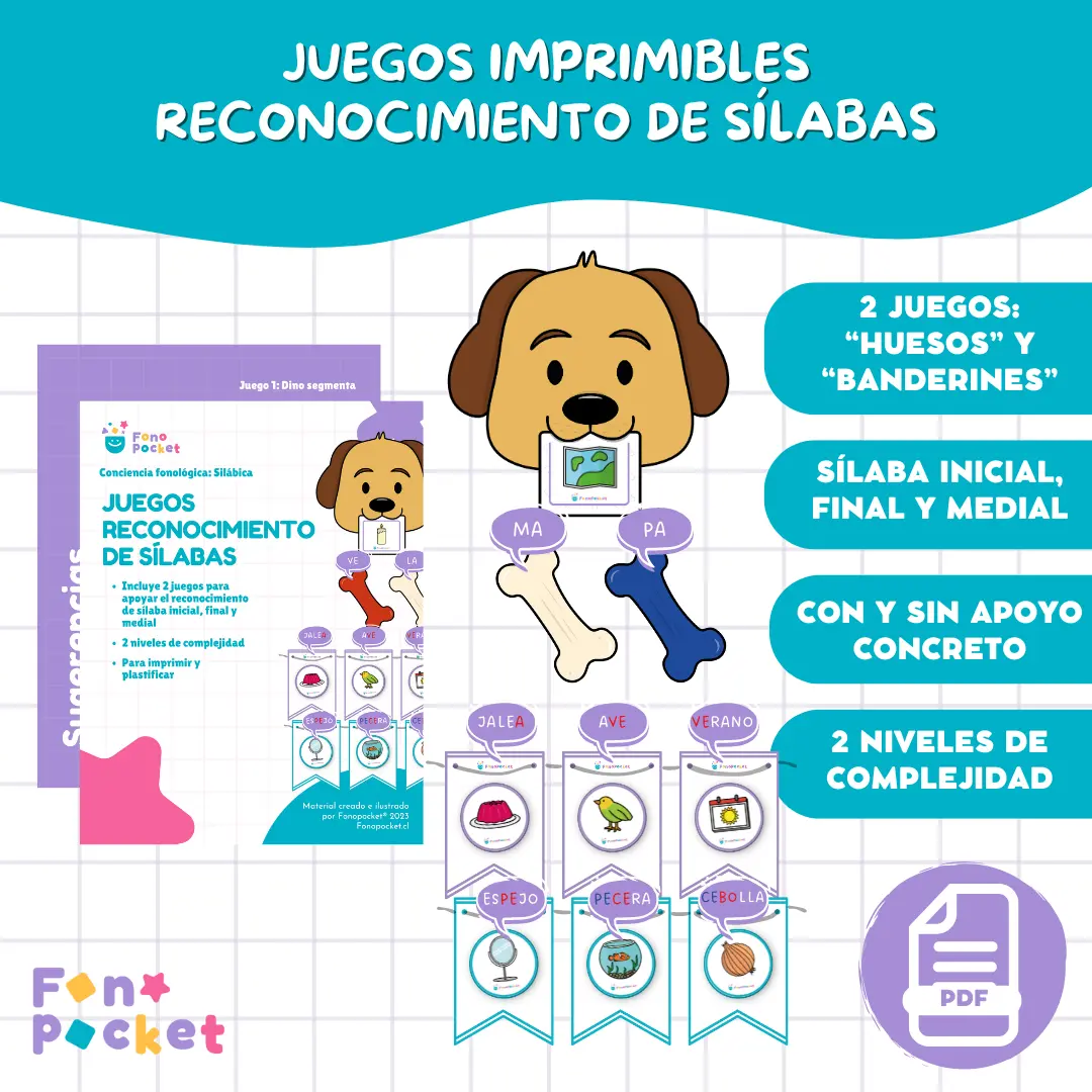 Juegos reconocimiento de sílabas