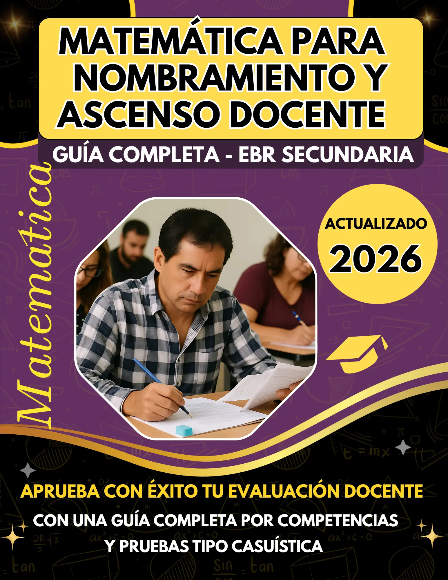 Temario desarrollado de Nombramiento y Ascenso docente-EBR Matemática-Nivel Secundaria.