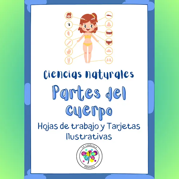 Spanish Body Parts Worksheets Flash Cards Science Partes Cuerpo Ciencias NO PREP