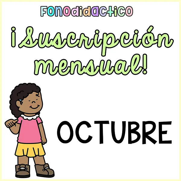 SUSCRIPCIÓN MENSUAL OCTUBRE