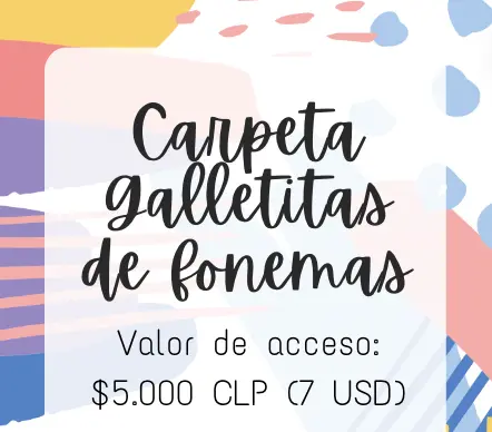 Carpeta Galletitas de Fonemas