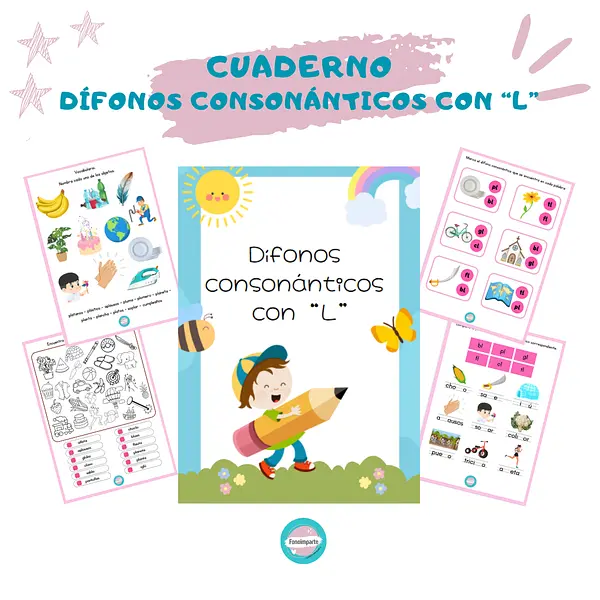 Cuaderno Dífonos Consonánticos con L