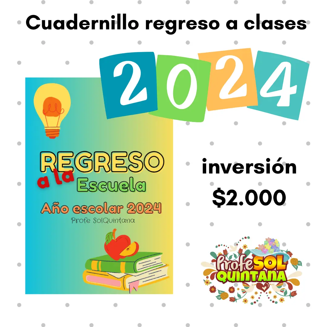 Cuadernillo REGRESO A CLASES 2024