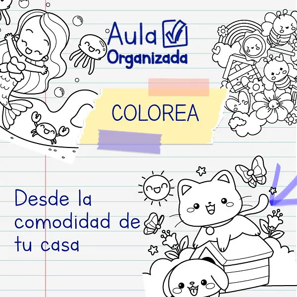 Colorea en casa