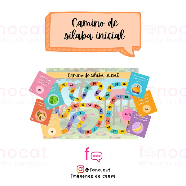 Camino de sílaba inicial y final