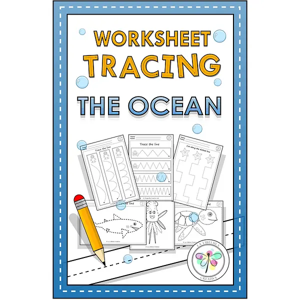 Worksheets Tracing Activities The Ocean Sea Animals Fine motor