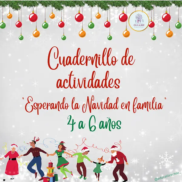 Cuadernillo de Actividades Navidad 1/ 4 a 6 años