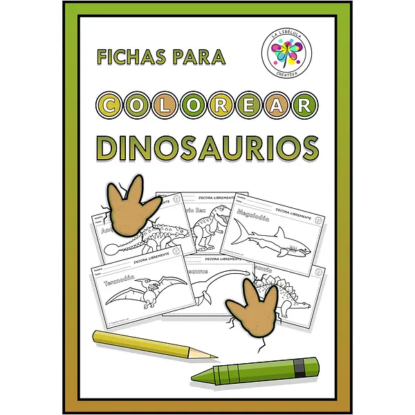 Spanish Coloring Worksheets Dinosaurs Animals Colorear Dinosaurios Animales