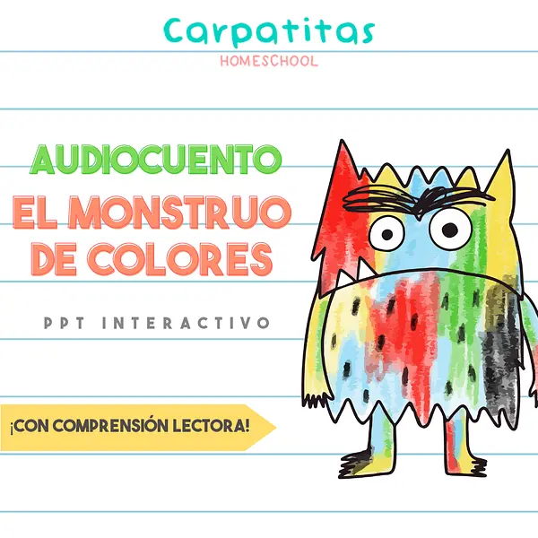 Audiocuento: El Monstruo de Colores de Anna Llenas