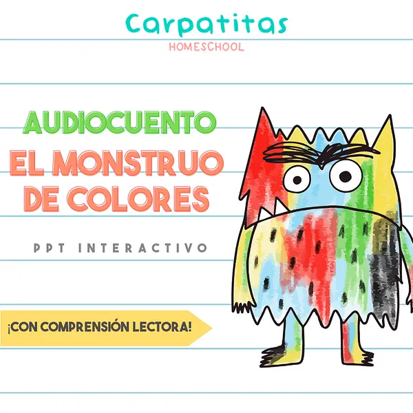 Audiocuento: El Monstruo de Colores de Anna Llenas