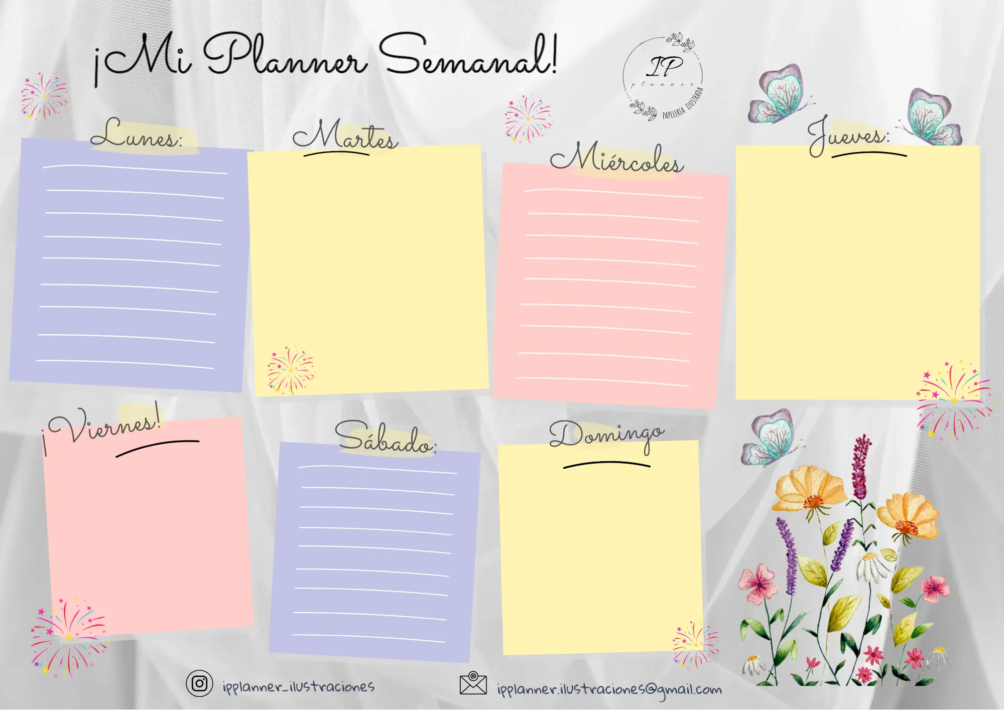 Planner Semanal Gratis