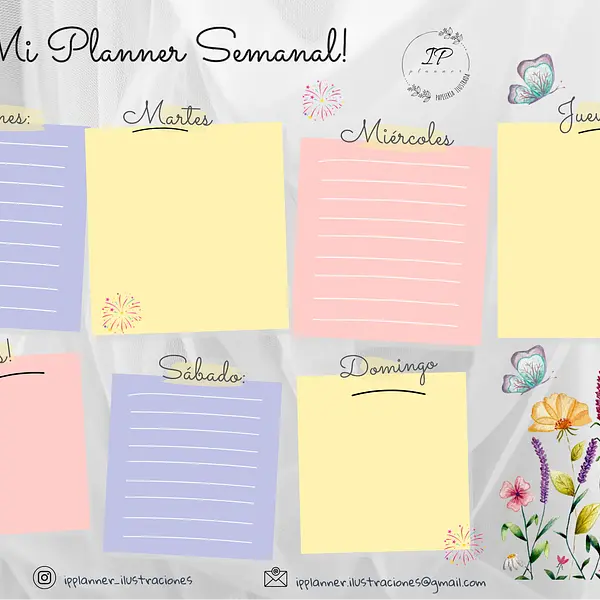 Planner Semanal Gratis