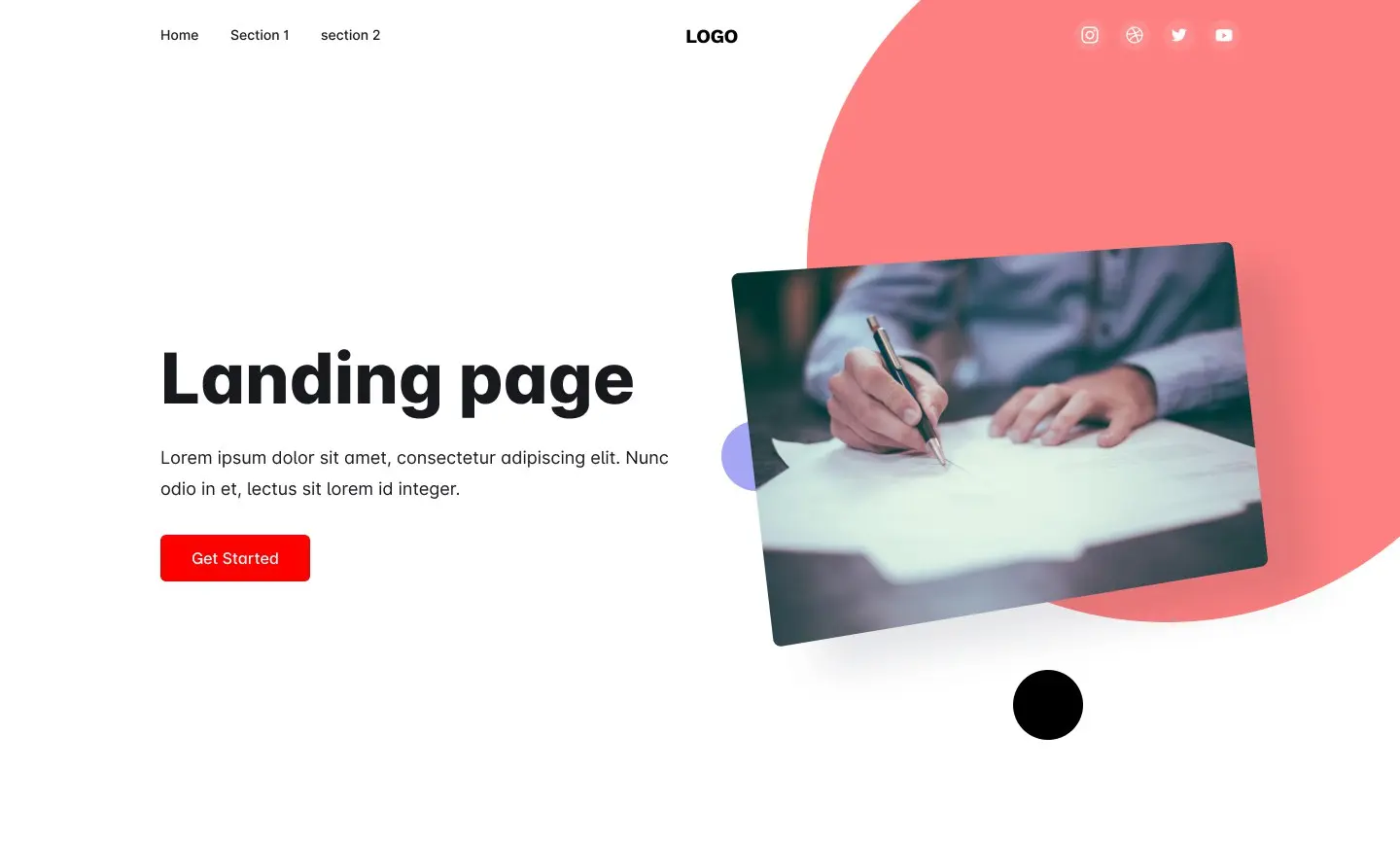 Diseño de Pagina web en Figma (3 Versiones)