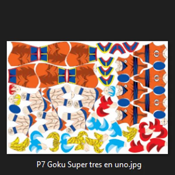 Goku Super - tres en uno