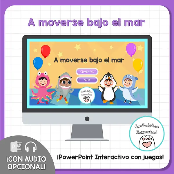 Imitar Animales Marinos Para Niños