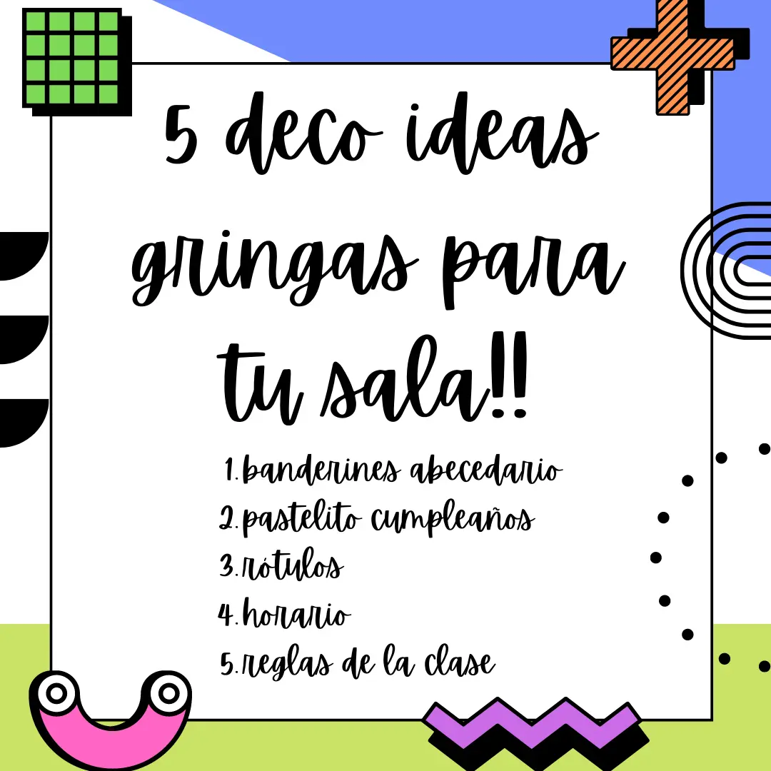 5 deco ideas gringas para tu sala!!