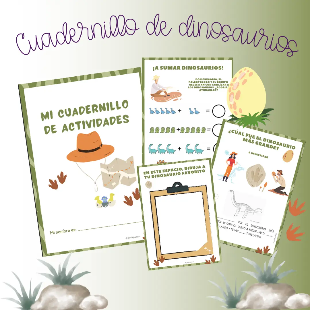 Cuadernillo "los dinosaurios"