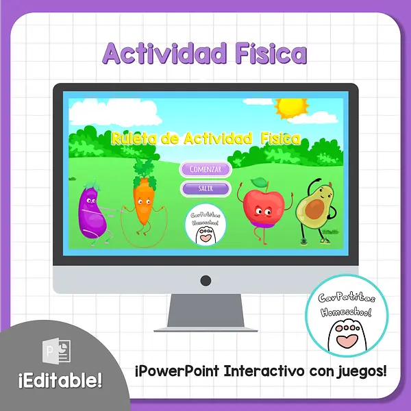 PPT Interactivo: Ruleta de Actividad Física