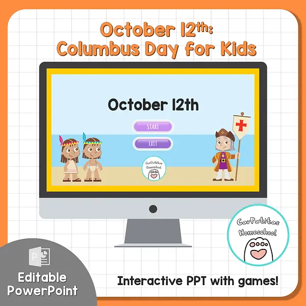 October 12th: Columbus Day For Kids