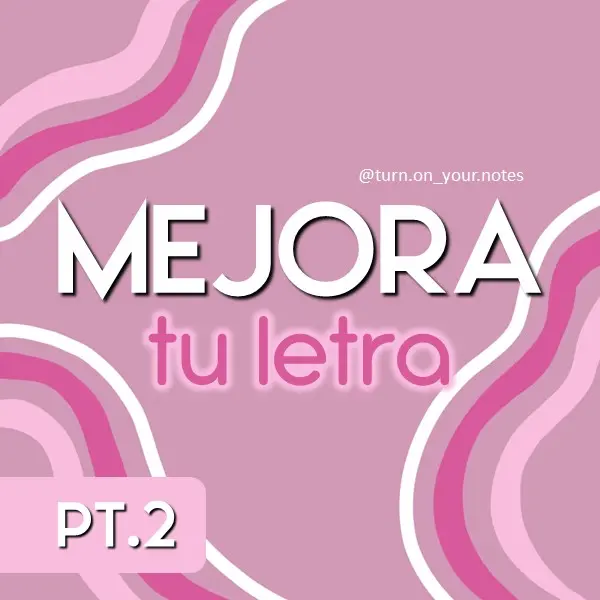 ¡GRATIS! - MANUAL "MEJORA TU LETRA" #2