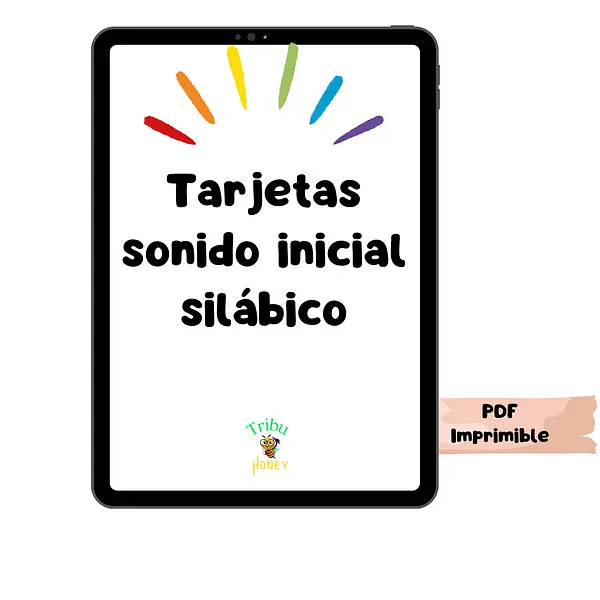 Tarjetas sonido inicial silábico