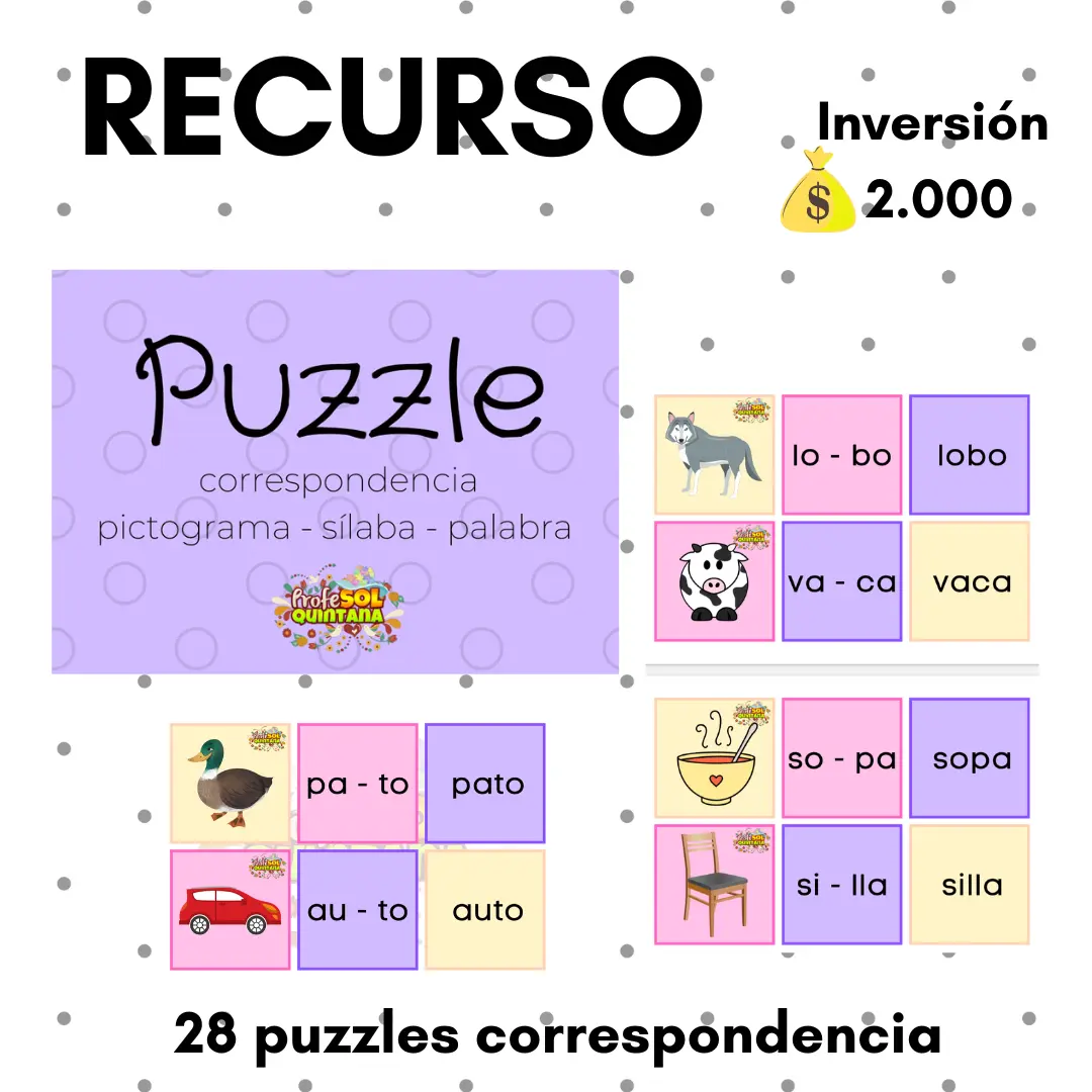 PUZZLE CORRESPONDENCIA