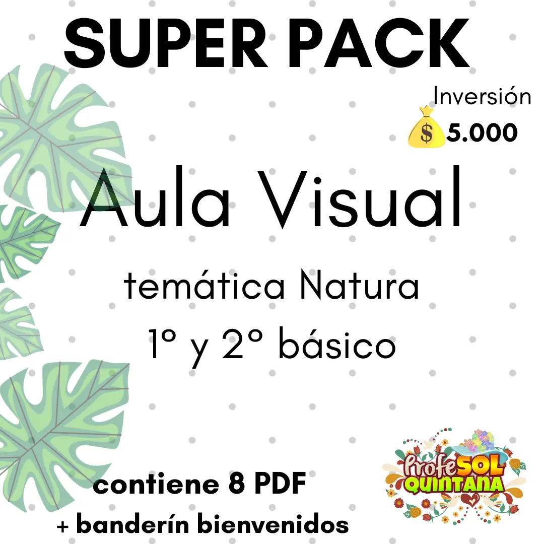 PACK AULA VISUAL *NATURA*