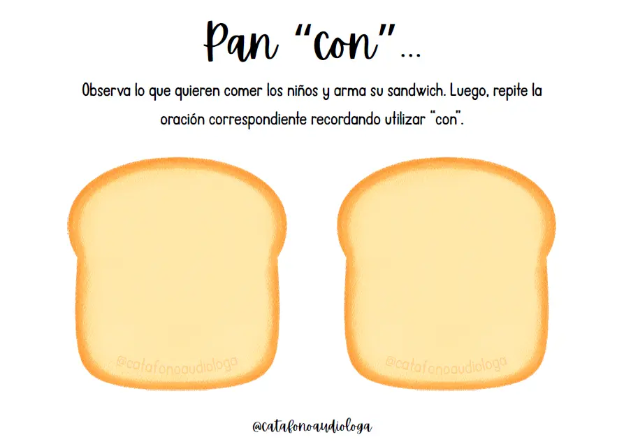 Armando Sandwiches - Preposición "con"
