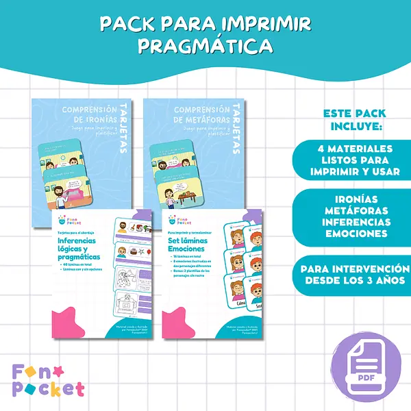 Pack para imprimir pragmática