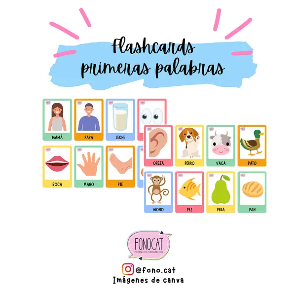 Flashcards Primeras Palabras