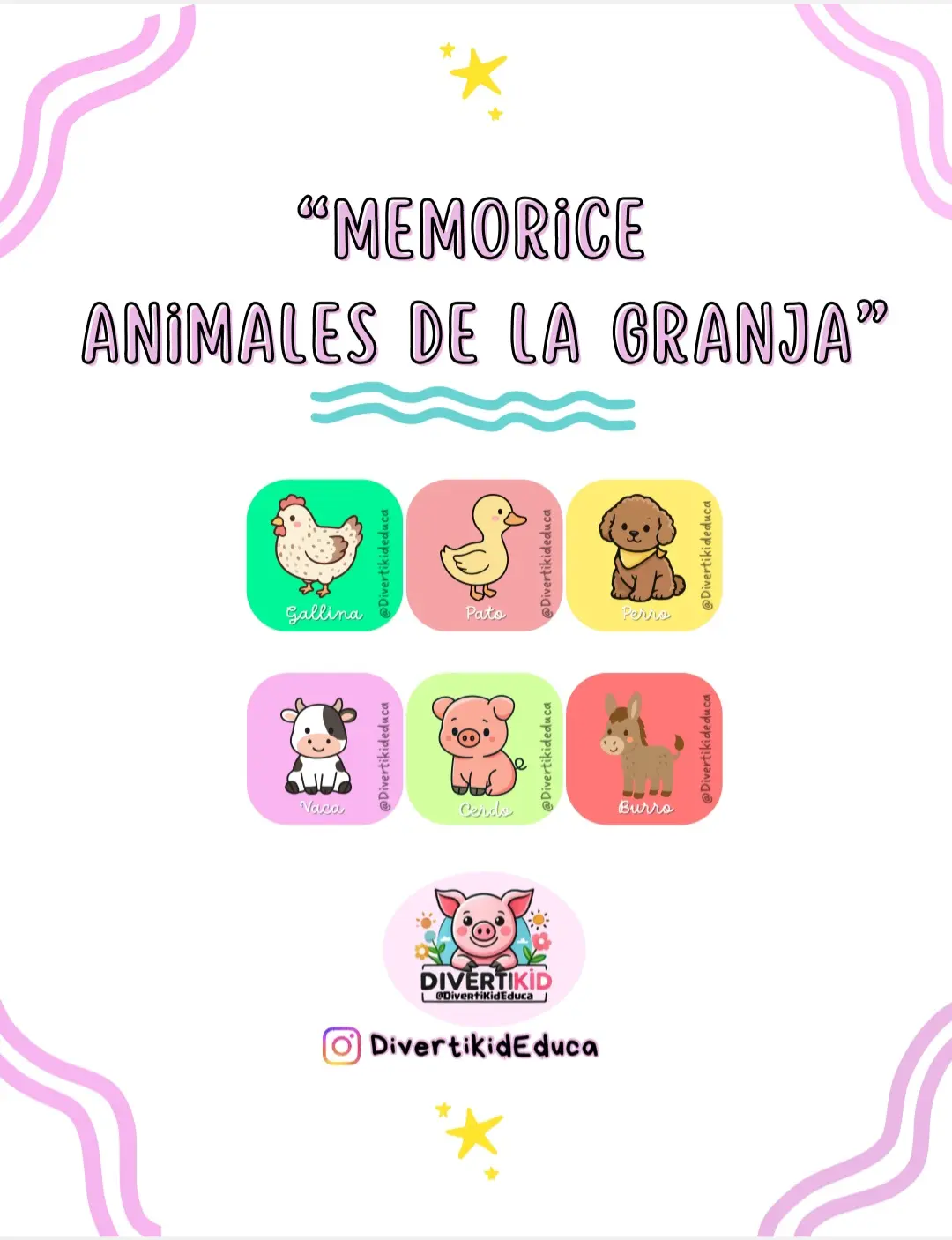 Memorice Animales de la Granja