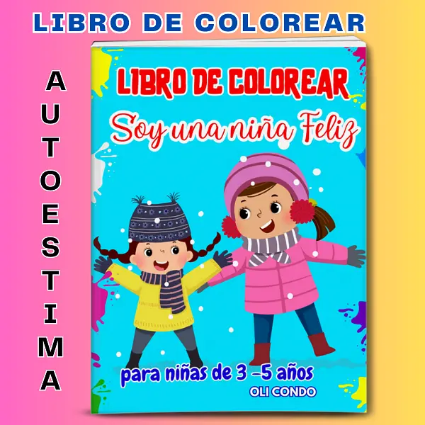 LIBRO DE COLOREAR PARA NIÑAS DE 3 A 5 AÑOS