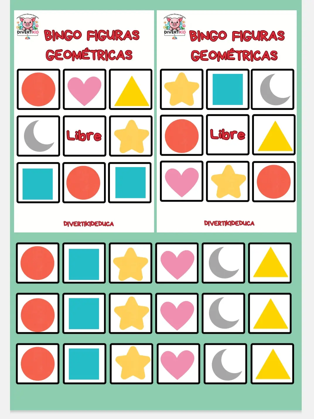 Bingo de Figuras Geométricas