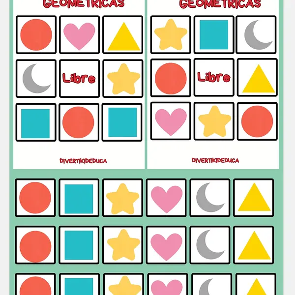 Bingo de Figuras Geométricas