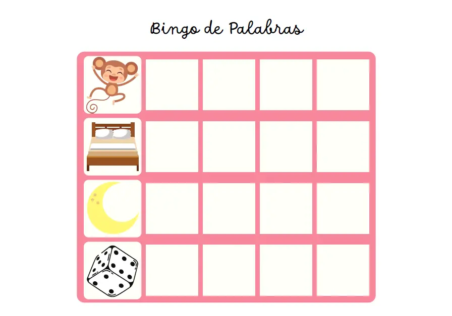 Bingo de Palabras