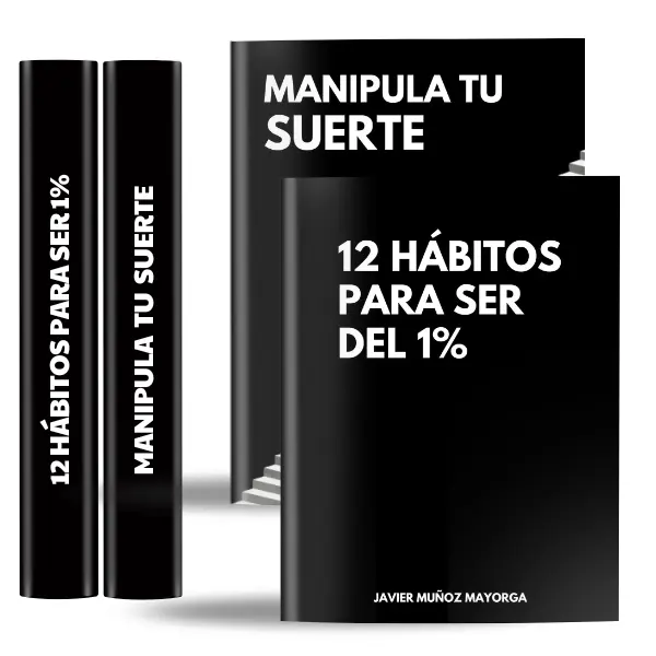 PACK 2 E-Books Desarrollo Personal | 12 Hábitos para ser del 1% | Manipula Tu Suerte.