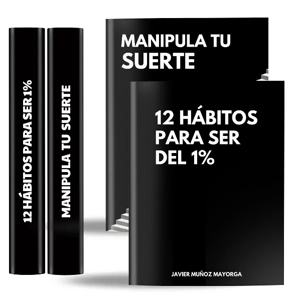 PACK 2 E-Books Desarrollo Personal | 12 Hábitos para ser del 1% | Manipula Tu Suerte.