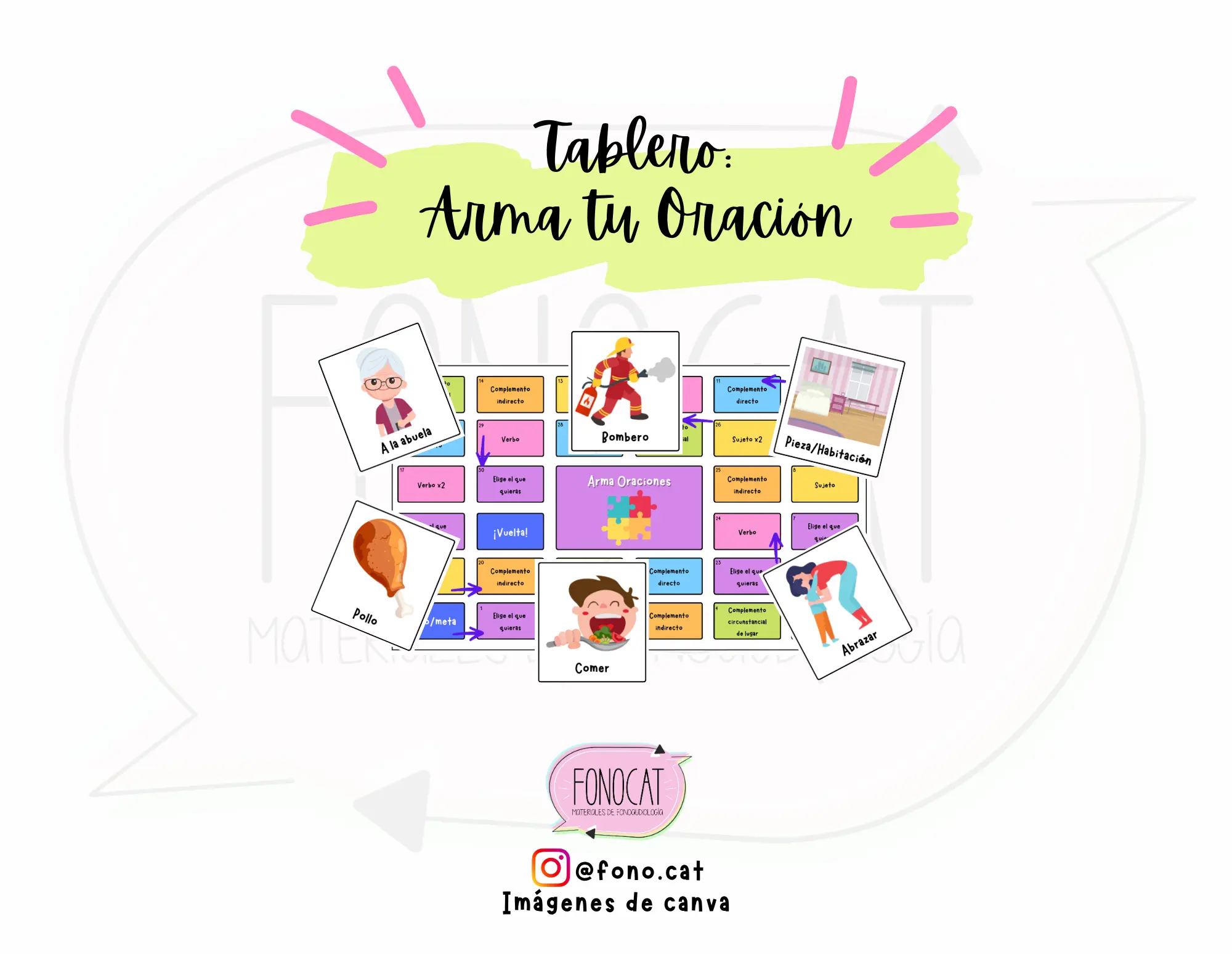 Tablero: Arma tu Oración